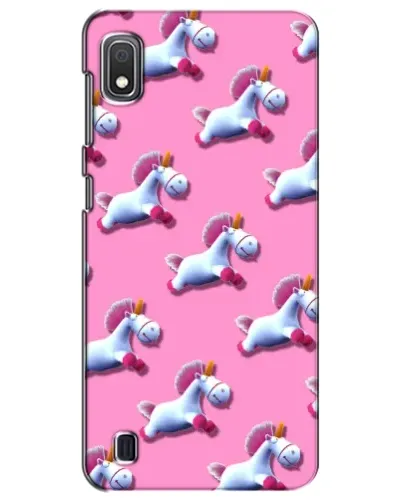 Чехол для Samsung Galaxy A10 2019 (A105F) с картинкой «Единороги на розовом»