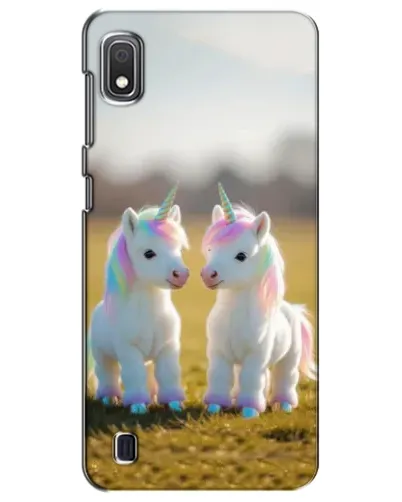 Чехол для Samsung Galaxy A10 2019 (A105F) с картинкой «Пара единорогов»
