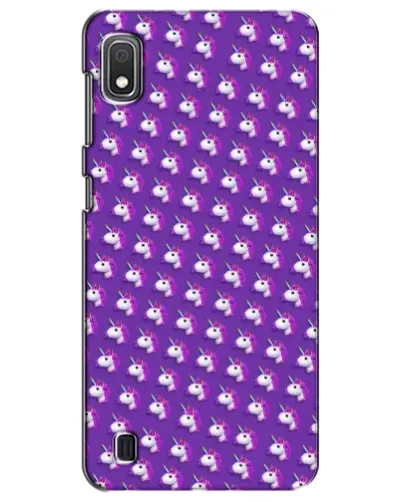 Чехол для Samsung Galaxy A10 2019 (A105F) с картинкой «Единороги на фиолетовом»