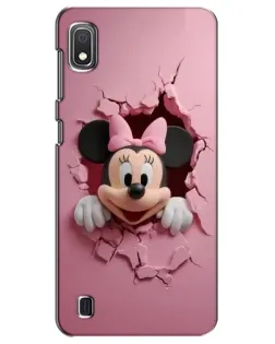 Чехол для Samsung Galaxy A10 2019 (A105F) с картинкой «Минни сквозь стену»