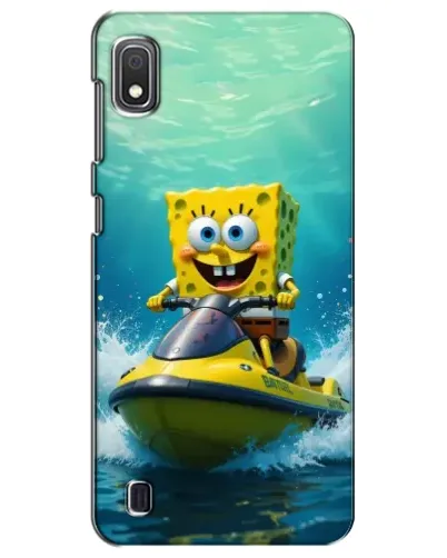Чехол для Samsung Galaxy A10 2019 (A105F) с картинкой «Спанч Боб на гидроцикле»