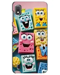 Чехол для Samsung Galaxy A10 2019 (A105F) с картинкой «Цветные губки» Чехол для Samsung Galaxy A10 2019 (A105F) с картинкой «Цветные губки»