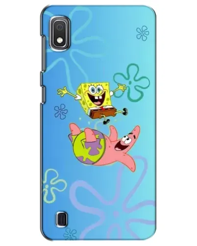 Чехол для Samsung Galaxy A10 2019 (A105F) с картинкой «Спанч Боб и Патрик»