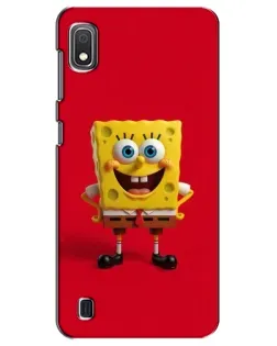 Чехол для Samsung Galaxy A10 2019 (A105F) с картинкой «Спанч Боб на красном» Чехол для Samsung Galaxy A10 2019 (A105F) с картинкой «Спанч Боб на красном»