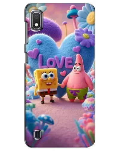 Чехол для Samsung Galaxy A10 2019 (A105F) с картинкой «Губка Боб Патрик»