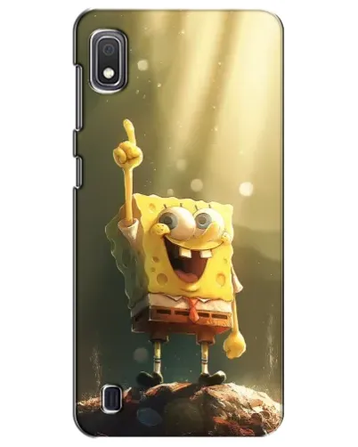 Чехол для Samsung Galaxy A10 2019 (A105F) с картинкой «Сияющий Спанч Боб»