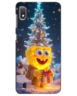 Чехол для Samsung Galaxy A10 2019 (A105F) с картинкой «Рождественский Спанч Боб» Чехол для Samsung Galaxy A10 2019 (A105F) с картинкой «Рождественский Спанч Боб»