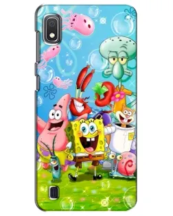 Чехол для Samsung Galaxy A10 2019 (A105F) с картинкой «Губка Боб и друзья» Чехол для Samsung Galaxy A10 2019 (A105F) с картинкой «Губка Боб и друзья»