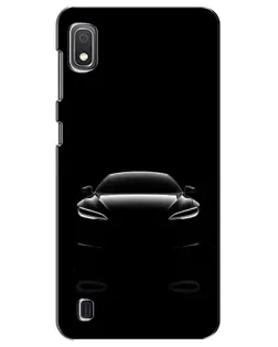 Чехол для Samsung Galaxy A10 2019 (A105F) с картинкой «Силуэт Tesla Night»