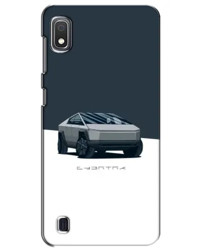 Чехол для Samsung Galaxy A10 2019 (A105F) с картинкой «Серебристый Cybertruck Tesla» Чехол для Samsung Galaxy A10 2019 (A105F) с картинкой «Серебристый Cybertruck Tesla»