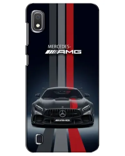 Чехол для Samsung Galaxy A10 2019 (A105F) с картинкой «Mercedes — белый карбон»