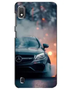 Чехол для Samsung Galaxy A10 2019 (A105F) с картинкой «Mercedes — ночной город» Чехол для Samsung Galaxy A10 2019 (A105F) с картинкой «Mercedes — ночной город»