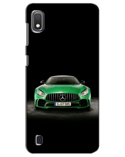 Чехол для Samsung Galaxy A10 2019 (A105F) с картинкой «Mercedes — неоновый лого»