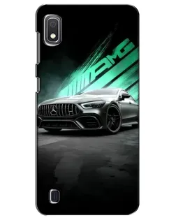Чехол для Samsung Galaxy A10 2019 (A105F) с картинкой «Темный Mercedes AMG»