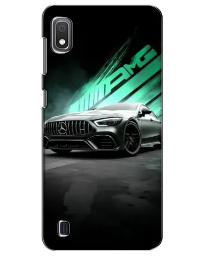 Чехол для Samsung Galaxy A10 2019 (A105F) с картинкой «Темный Mercedes AMG»