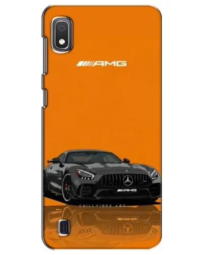 Чехол для Samsung Galaxy A10 2019 (A105F) с картинкой «Оранжевый Mercedes AMG»