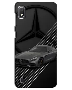 Чехол для Samsung Galaxy A10 2019 (A105F) с картинкой «Mercedes AMG — графика»