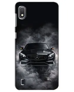 Чехол для Samsung Galaxy A10 2019 (A105F) с картинкой «Mercedes в дыму»
