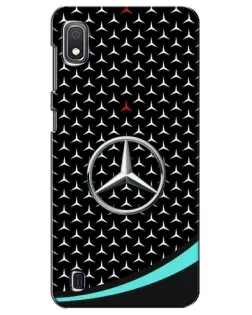 Чехол для Samsung Galaxy A10 2019 (A105F) с картинкой «Mercedes — бирюзовый акцент»