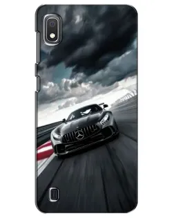 Чехол для Samsung Galaxy A10 2019 (A105F) с картинкой «Гоночный Mercedes AMG»