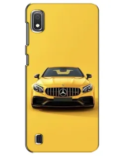 Чехол для Samsung Galaxy A10 2019 (A105F) с картинкой «Желтый Mercedes GT»