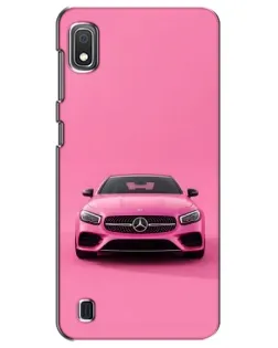 Чехол для Samsung Galaxy A10 2019 (A105F) с картинкой «Розовый Mercedes AMG»