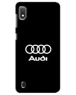 Чехол для Samsung Galaxy A10 2019 (A105F) с картинкой «Классическое лого Audi» Чехол для Samsung Galaxy A10 2019 (A105F) с картинкой «Классическое лого Audi»
