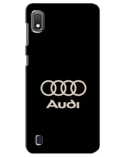 Чехол для Samsung Galaxy A10 2019 (A105F) с картинкой «Audi — золотой логотип» Чехол для Samsung Galaxy A10 2019 (A105F) с картинкой «Audi — золотой логотип»