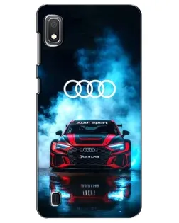Чехол для Samsung Galaxy A10 2019 (A105F) с картинкой «Audi Sport — неон» Чехол для Samsung Galaxy A10 2019 (A105F) с картинкой «Audi Sport — неон»