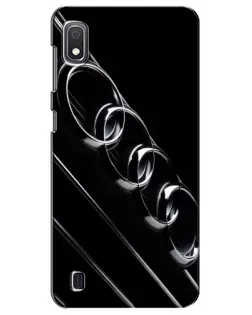 Чехол для Samsung Galaxy A10 2019 (A105F) с картинкой «Audi — абстрактные кольца» Чехол для Samsung Galaxy A10 2019 (A105F) с картинкой «Audi — абстрактные кольца»