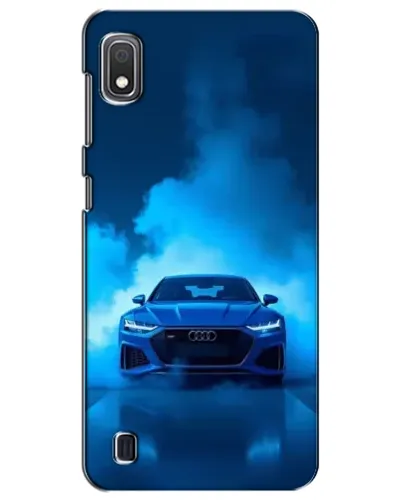 Чехол для Samsung Galaxy A10 2019 (A105F) с картинкой «Audi — голубая энергия» Чехол для Samsung Galaxy A10 2019 (A105F) с картинкой «Audi — голубая энергия»