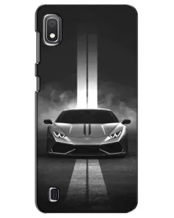 Чехол для Samsung Galaxy A10 2019 (A105F) с картинкой «Lamborghini симметрия дорог»