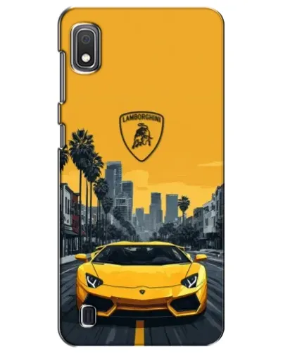 Чехол для Samsung Galaxy A10 2019 (A105F) с картинкой «Желтый Lamborghini город» Чехол для Samsung Galaxy A10 2019 (A105F) с картинкой «Желтый Lamborghini город»