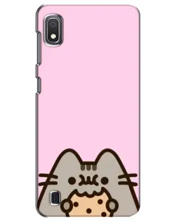 Чехол для Samsung Galaxy A10 2019 (A105F) с картинкой «Pusheen и печенье»