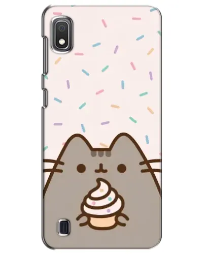 Чехол для Samsung Galaxy A10 2019 (A105F) с картинкой «Пушин с кексом»