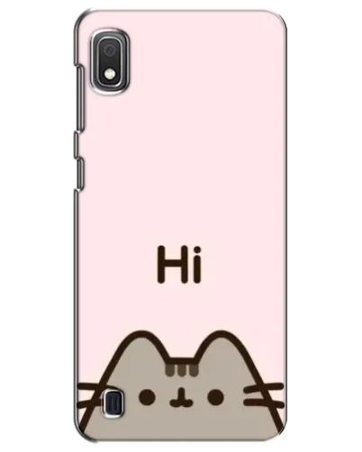 Чехол для Samsung Galaxy A10 2019 (A105F) с картинкой «Пушин говорит Hi»
