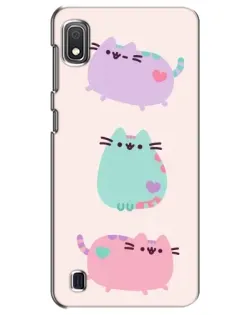 Чехол для Samsung Galaxy A10 2019 (A105F) с картинкой «Pusheen трио»