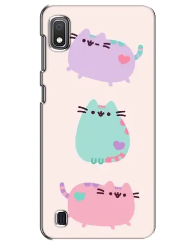 Чехол для Samsung Galaxy A10 2019 (A105F) с картинкой «Pusheen трио»