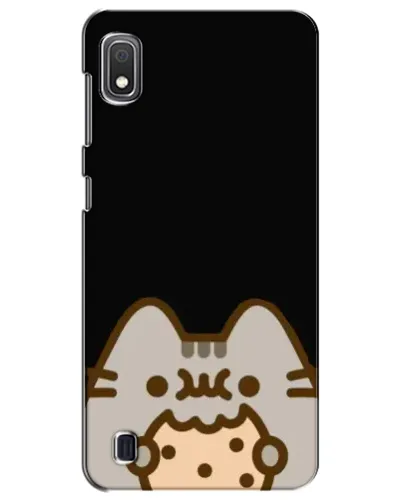 Чехол для Samsung Galaxy A10 2019 (A105F) с картинкой «Пушин на черном»