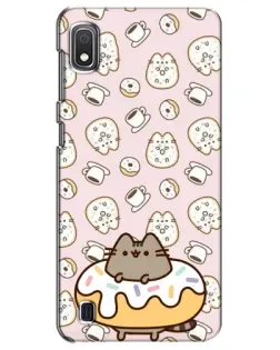 Чехол для Samsung Galaxy A10 2019 (A105F) с картинкой «Пушин на пончике»