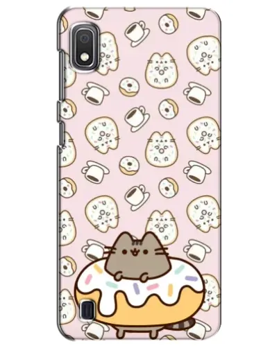 Чехол для Samsung Galaxy A10 2019 (A105F) с картинкой «Пушин на пончике»