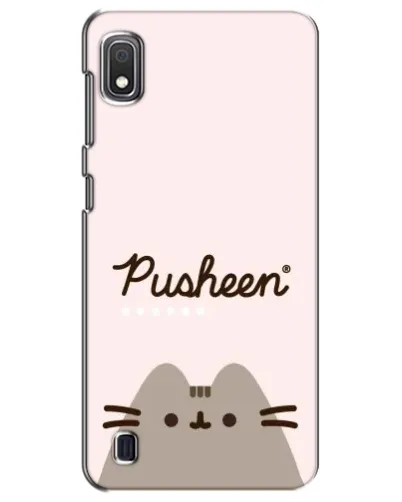 Чехол для Samsung Galaxy A10 2019 (A105F) с картинкой «Pusheen логотип»