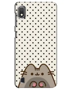 Чехол для Samsung Galaxy A10 2019 (A105F) с картинкой «Пушин в горошек»