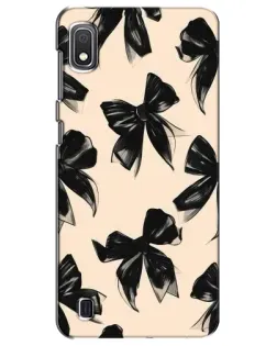 Чохол для Samsung Galaxy A10 2019 (A105F) з картинкою «Патерн чорні банти» Чохол для Samsung Galaxy A10 2019 (A105F) з картинкою «Патерн чорні банти»