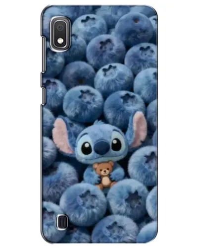 Чехол для Samsung Galaxy A10 2019 (A105F) с картинкой «Стич и голубика» Чехол для Samsung Galaxy A10 2019 (A105F) с картинкой «Стич и голубика»