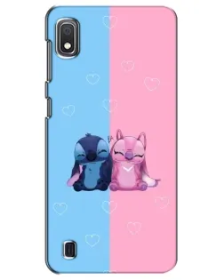 Чехол для Samsung Galaxy A10 2019 (A105F) с картинкой «Stitch и Angel Love» Чехол для Samsung Galaxy A10 2019 (A105F) с картинкой «Stitch и Angel Love»