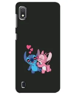 Чехол для Samsung Galaxy A10 2019 (A105F) с картинкой «Анжел целует Стича» Чехол для Samsung Galaxy A10 2019 (A105F) с картинкой «Анжел целует Стича»