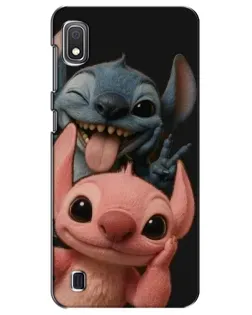 Чехол для Samsung Galaxy A10 2019 (A105F) с картинкой «Стич и Ангел» Чехол для Samsung Galaxy A10 2019 (A105F) с картинкой «Стич и Ангел»
