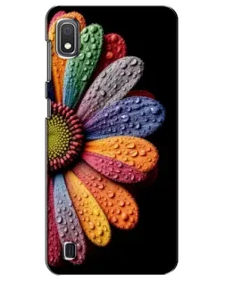 Чехол для Samsung Galaxy A10 2019 (A105F) с картинкой «Радужный цветок»