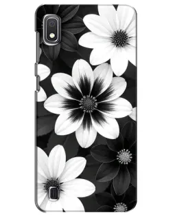Чехол для Samsung Galaxy A10 2019 (A105F) с картинкой «Монохромные астры»